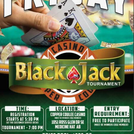 Blackjack Tournament at Copper Coulee Casino