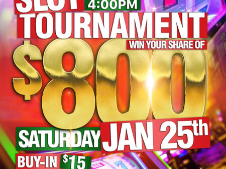 Slot Tournament at Cash Casino Red Deer – January 25th