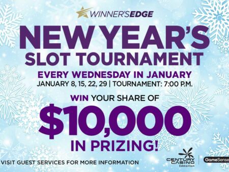 New Year’s Slot Tournament: Century Casino Edmonton