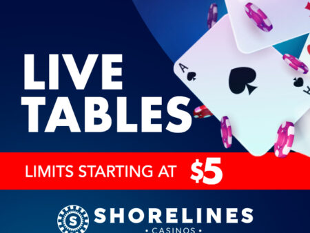 Live Table Games with Limits Starting at $5 – Play & Win!