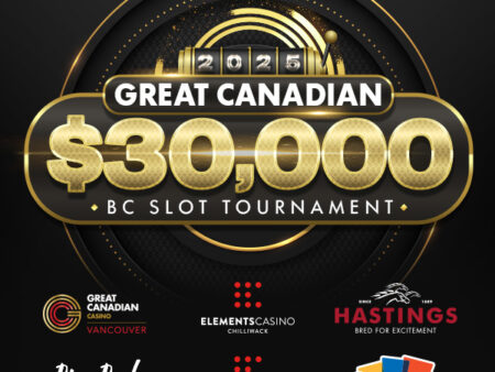 Great Canadian $30,000 BC Slot Tournament — September 10 to October 18, 2025