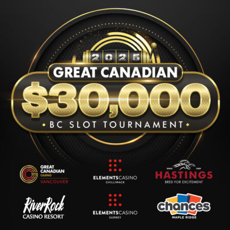 Great Canadian $30,000 BC Slot Tournament — September 10 to October 18, 2025